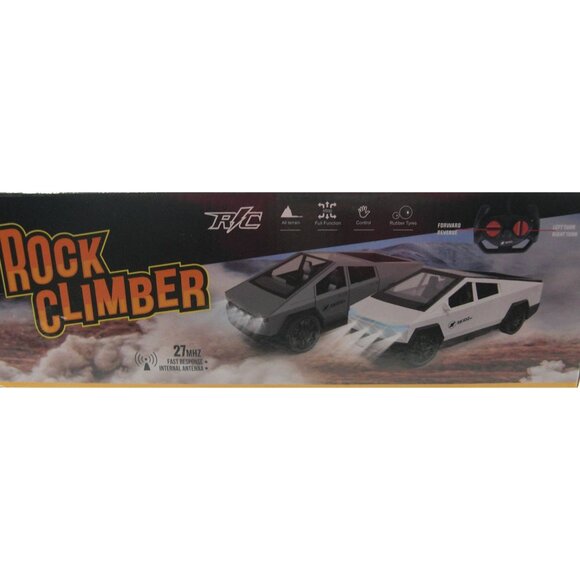 Tesla Cybertruck Gray Remote Control Car Toy Skidz Rock Climber - Brand New! - Picture 4 of 7
